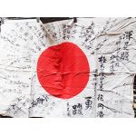 WWII Identified Japanese Navy signed flag