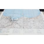 WWII era US Army Map of CHERBOURG –number 31/32 S.W