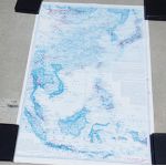 1980's dated map of Japanese Prisoner of War Camps during WWII