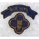 WWII 88th Division BLUE DEVILS Bullion Patch Set
