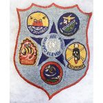 1950's-60's US Navy Carrier Air Group 11 Gaggle Squadron Patch