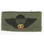 ARVN / South Vietnamese Army Pattern Basic Instructor Airborne Jump Wings