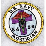 Desert Storm Era US Navy  Mortician Philippine Made Patch