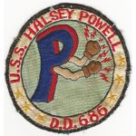 1950's-60's US Navy USS Halsey Powell DD-686 Japanese Made Ships Patch