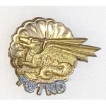 Early ARVN / South Vietnamese Army 7th Airborne Company Local Made Badge / DI