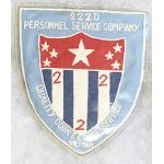Vietnam 222nd Personnel Service Company Pocket Hanger Patch
