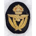 WWII RAF / Royal Air Force Officers Cap Badge Italian Made