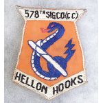 Vietnam 578th Signal Company HELL ON HOOKS Pocket Patch