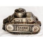 WWII Japanese Army Tank Ink Well Presentation Piece