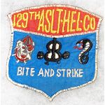 ​Vietnam 129th Assault Helicopter Company BITE AND STRIKE Variant Pocket Patch