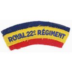 WWII or Post WWII Canadian Royal 22c Regiment Shoulder Title