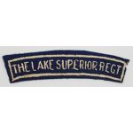 WWII Canadian Lake Superior Regiment Shoulder Title