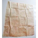 WWII German Rubberized Luftwaffe map that is 1941 dated from the Battle of Britain Era