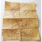 WWII US Army Waterproof Map of Essen - Mannheim​
