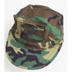 1980's Unissued Woodland Brown Dominate USMC Camouflaged Cap