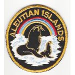 WWII Aleutian Islands Command Patch On Twill