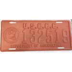 1930's-WWII (?) Civilian Conservation Corps / CCC Truck License Plate