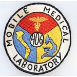 Vietnam 406th Mobile Medical Laboratory Pocket Patch