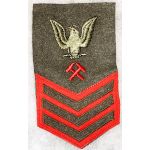 WWII 1st Class Shipfitter Mate USN Attached To USMC Rate Patch