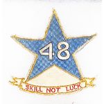 Vietnam 48th Assault Support Helicopter Company SKILL NOT LUCK Pocket Patch