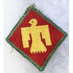 WWII 45th Division Lime Green Border Patch