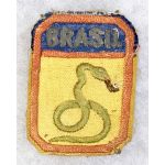 WWII Disney Design Brazilian Expeditionary Forces Italian Made Bullion Patch