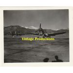 ​WWII era Photograph of a P-40 Warhawk and B-18 Bolo