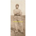 ​WWI era Portrait of a pilot in a flight suit