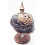 WWI German Pickelhaube with Prussian Eagle
