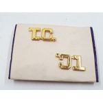 WWII era US Army Transportation Corps/Army's Navy Water Officers insignia Set
