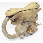 WWII era Early Khaki M3 Gas Mask and M6 Bag