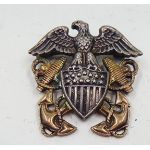 WWII US ​Naval Officers Overseas Cap Device