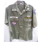 Vietnam US Army 336th Assault Helicopter Company WARRIORS T-BIRDS​ Fatigue Shirt