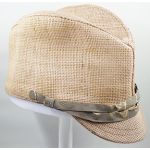 WWII Japanese Philippines Made Bamboo Woven Field Cap