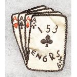 ​​Late 1940's-50's C Company 153rd Engineers Japanese Made Pocket Patch