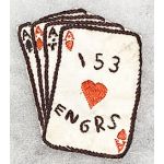 ​Late 1940's-50's A Company 153rd Engineers Japanese Made Pocket Patch