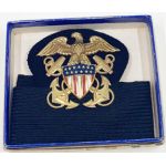 ​WWII Army Transport Service Officer's Eagle, in original box
