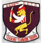 1960's US Air Force 3529th CCTS Japanese Made Back Size Squadron Patch