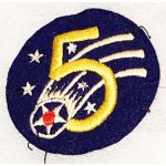 ​WWII AAF 5th Air Force Australian Made Twill Patch