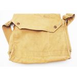 WWII era Canadian Mark VII Gas Mask Bag "Indiana Jones" Style Satchel