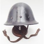 ​WWII Blank Painted Japanese AAA / Home Front Civil Defense Helmet