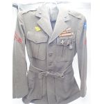 Named WWII USMC 1st Marine Division Uniform with trousers