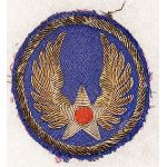 WWII AAF Headquarters Italian Made Bullion Patch