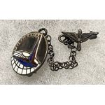 WWII AAF Air Transport Command Chained Sweetheart Pin