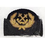 ​​WWII Army Transport Service Boatswain Bullion Cap Badge