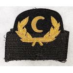 ​​WWII Army Transport Service Cook Bullion Cap Badge