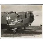 ​​​​​​​​WWII AAF Leading Lady Nose Art B-24 Photo
