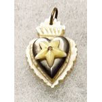 ​WWII Blue Star Son In Service Mother Of Pearl Pendant