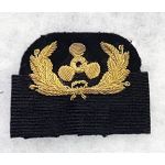 ​WWII Army Transport Service Engineer CPO Bullion Cap Badge​