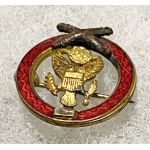 WWI Artillery Enameled Sweetheart / Patriotic Pin